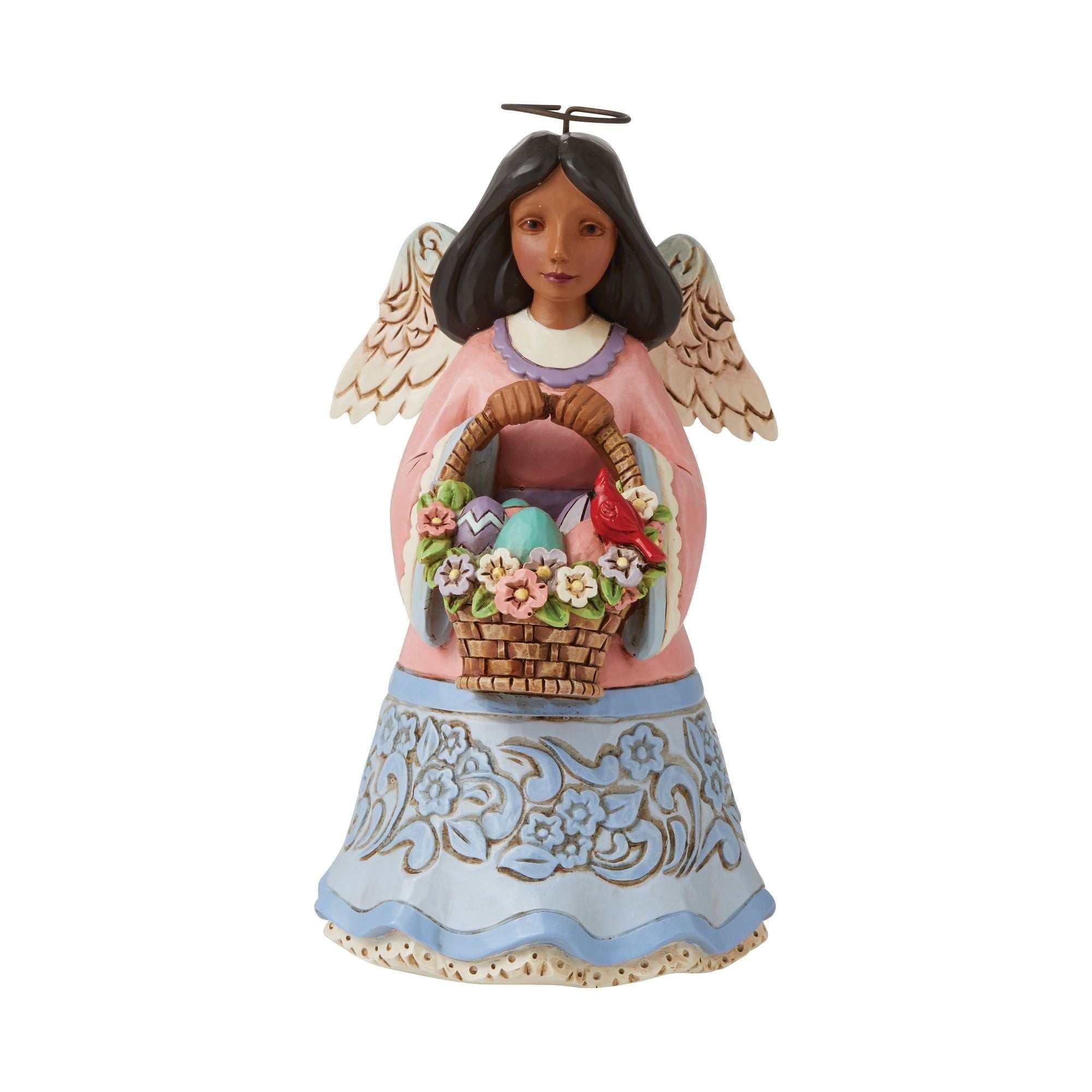 Enesco Jim Shore Heartwood Creek Pint-Sized AA Easter Angel Figurine - Hand-Painted Collectible for Easter Decorations, Gift Giving & Home Display