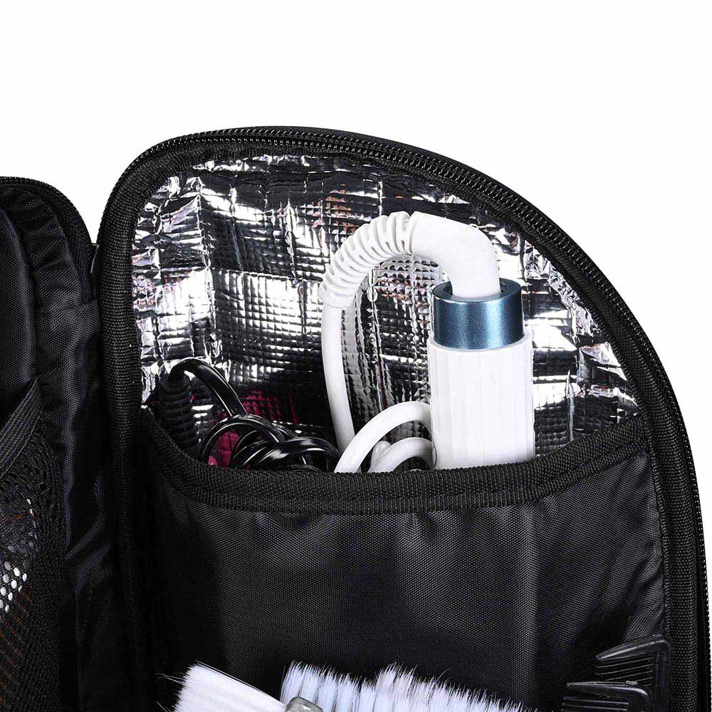 Professional Barber Bag & Makeup Backpack for Hairstylists & Artists - Waterproof Travel Organizer for Salon Tools, Cosmetics & Hair Accessories - Perfect for Mobile Stylists, Salon Professionals & Makeup Artists On-The-Go
