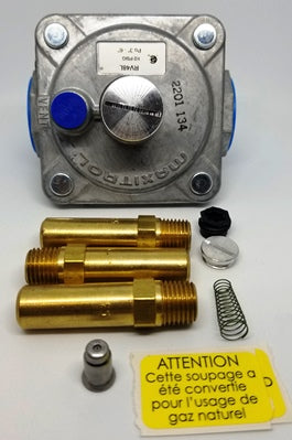 3 Burner LP to Natural Gas Conversion Kit with Robertshaw or White Rodgers Valve - NRE #054328 - Perfect for Outdoor Grills, Camping Stoves, and RV Cooking