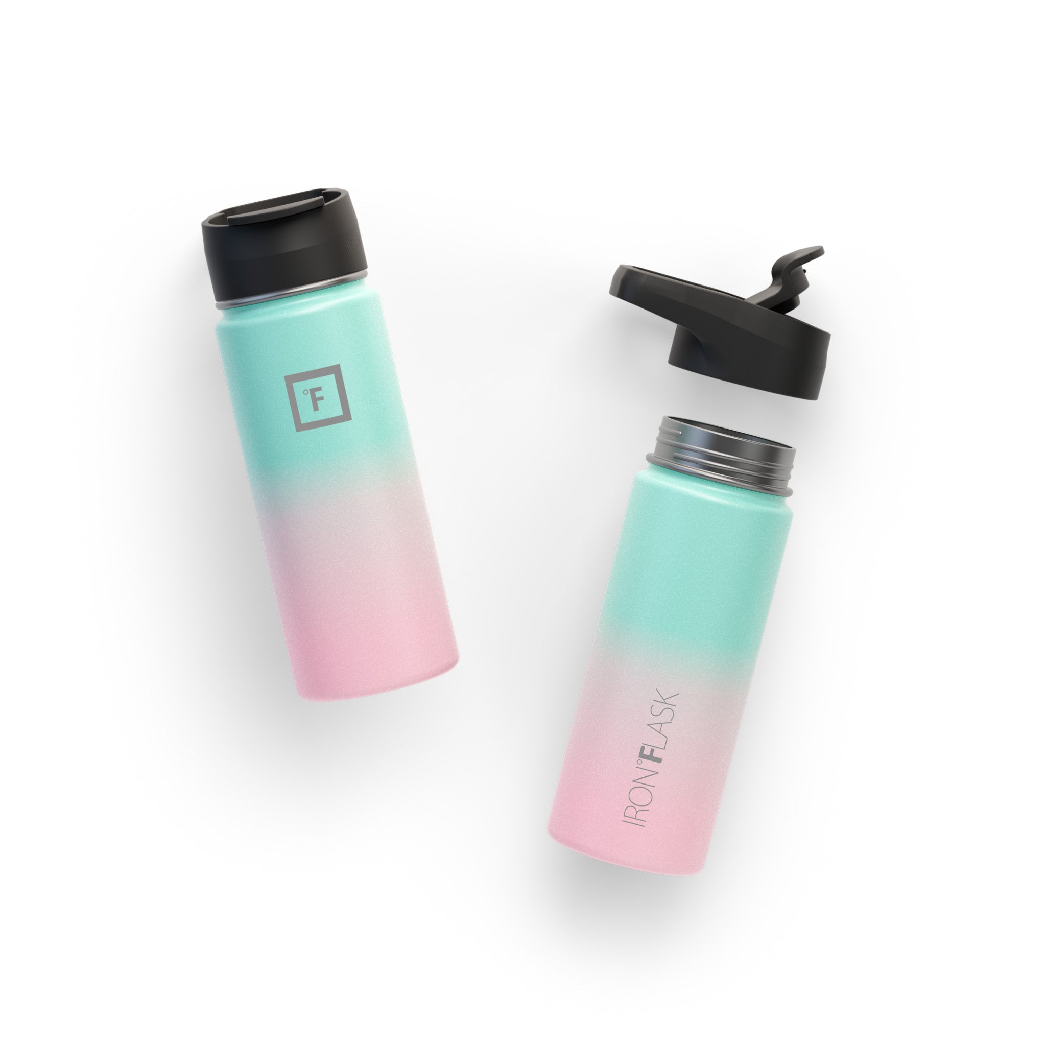18 Oz Wide Mouth Water Bottle with Straw Lid - Leak Proof & BPA Free - Perfect for Gym, Hiking, Travel & Everyday Hydration