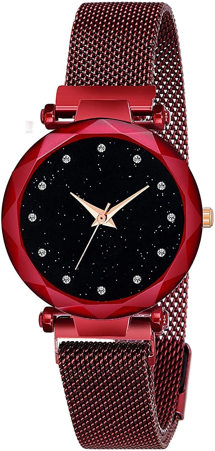 Trendy Magnetic Belt Watches for Women & Girls - Stylish SR-724 AT-7241 Watch - Perfect for Casual Wear, Office & Gift Giving (Pack of 1)