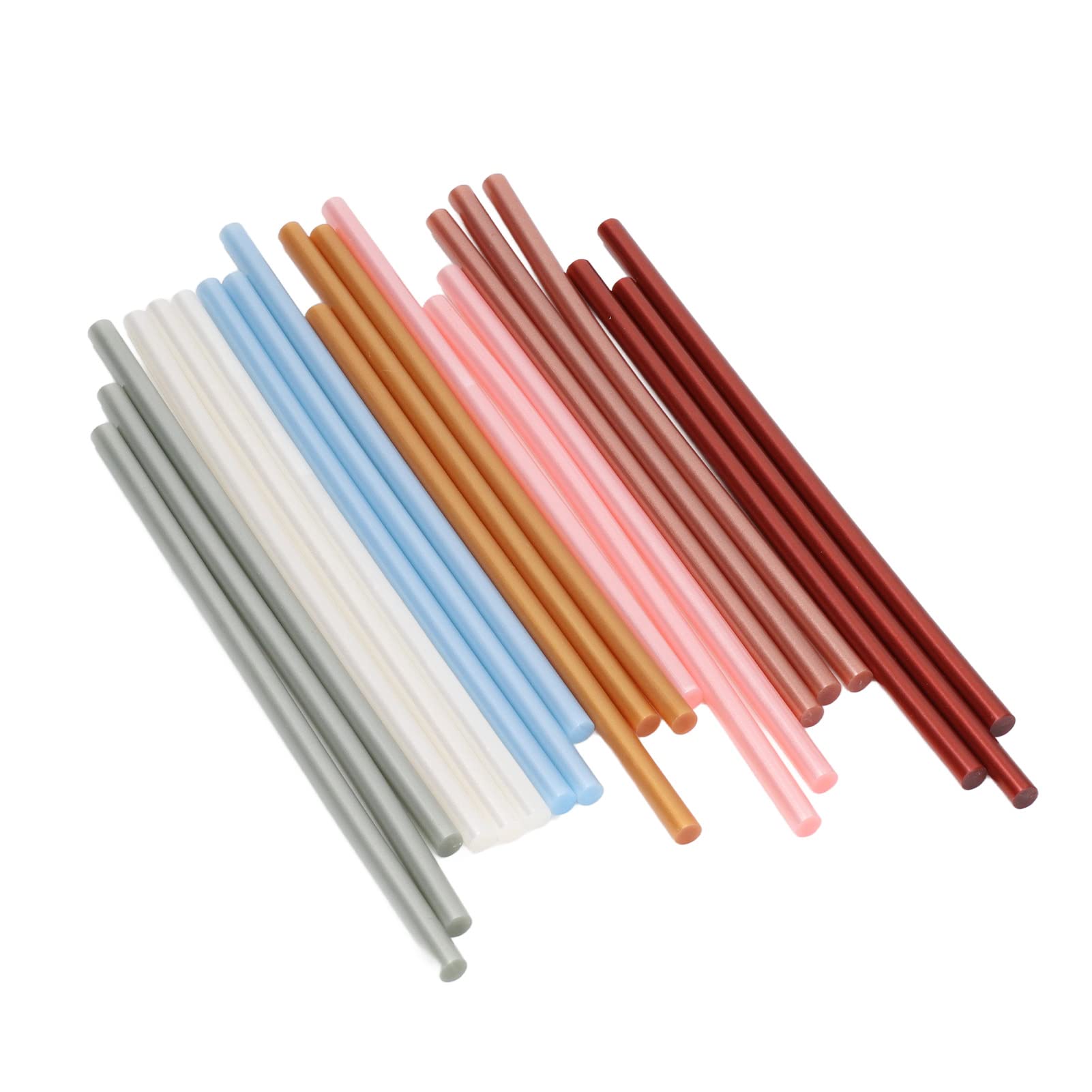 Rongm Hot Glue Gun Sticks - 100pcs Multi-Size Glue Sticks for DIY Crafts, Woodworking & Home Repairs | Fast Melting, Strong Adhesion | Perfect for Scrapbooking, Floral Arrangements & School Projects