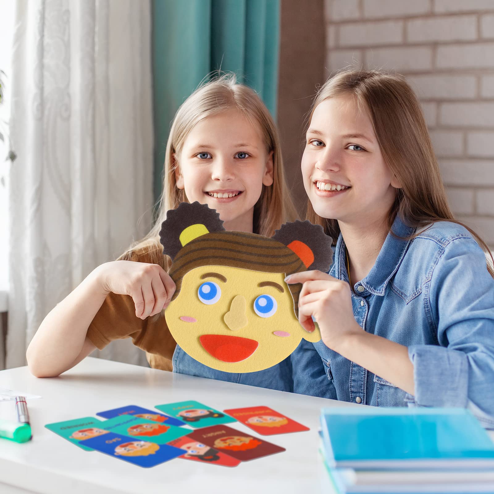 43 Pcs Social Emotional Learning Activities for Kids - Feelings Toys, Making Faces & Describing Emotions - Educational Games for Preschool Learning - Perfect for Classroom, Therapy & Home Use