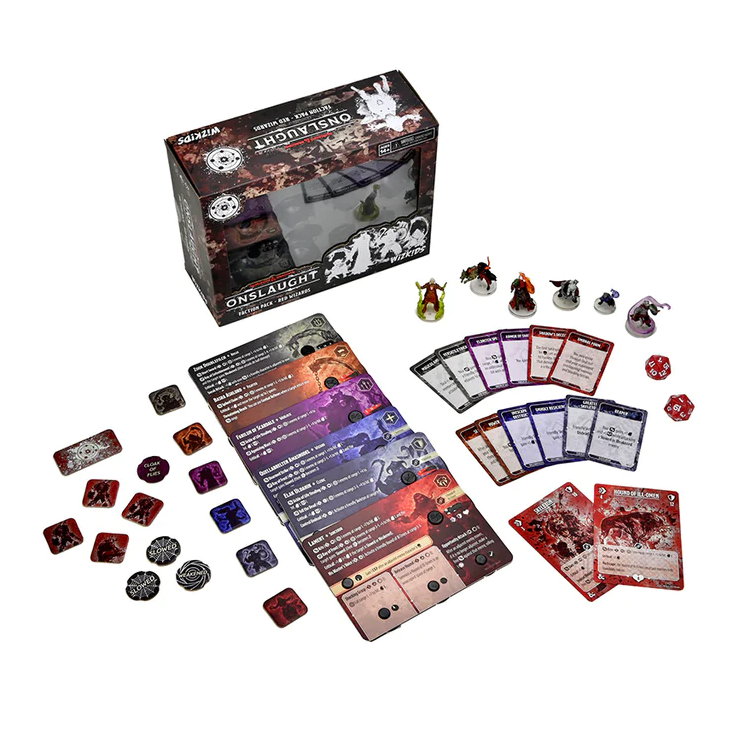Dungeons & Dragons Onslaught: Red Wizards Faction Pack - Miniatures for Tabletop RPG Battles & D&D Campaigns