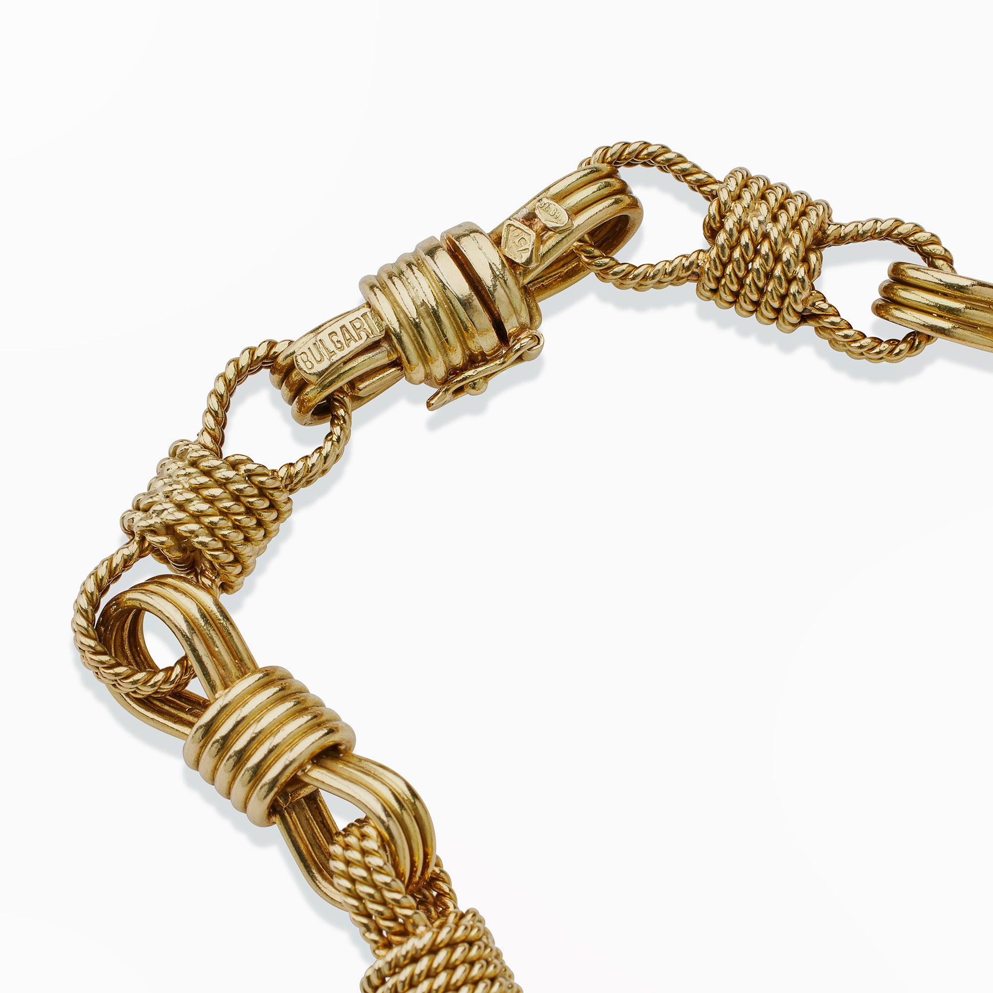 Bulgari Rome 18K Gold Long Chain Necklace for Women - Luxury Italian Jewelry Gift for Her - Perfect for Weddings, Anniversaries & Special Occasions