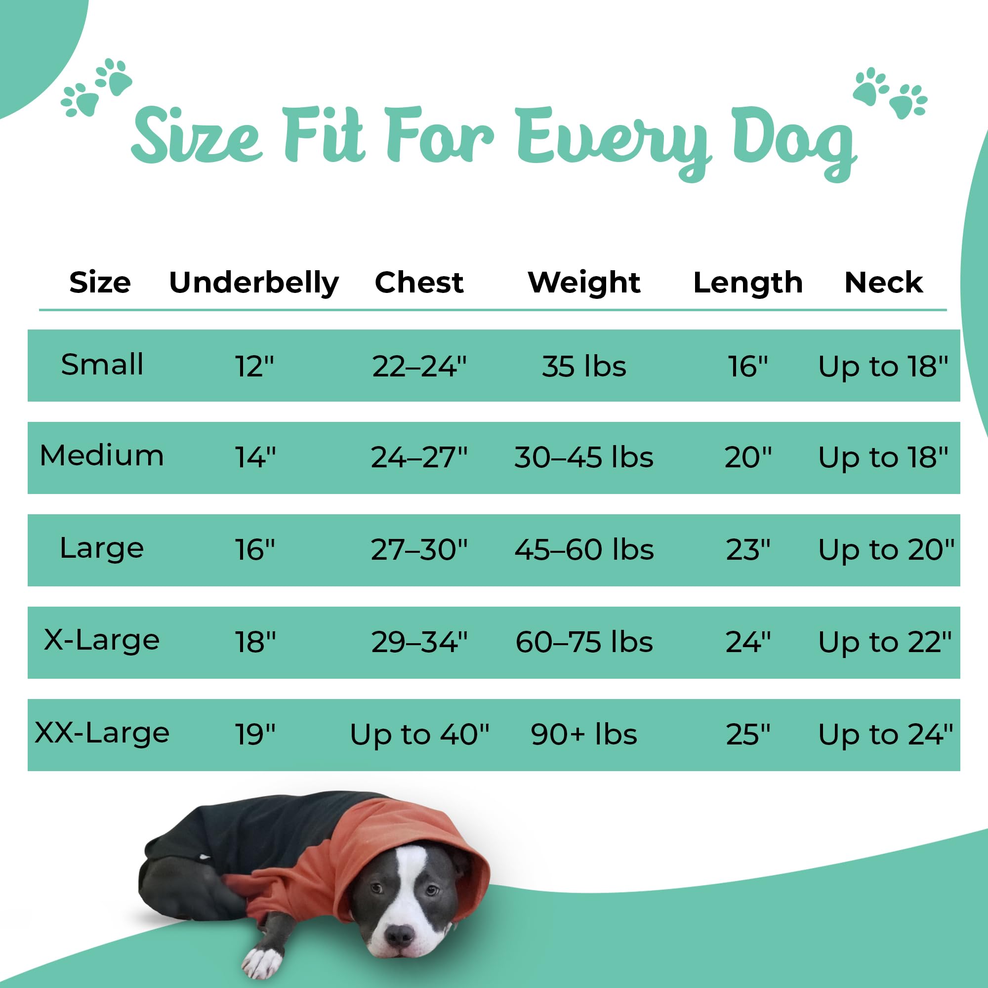 Pitbull Large Dog Sweater - Dark Green & Orange Warm Dog Sweatshirt for Cold Weather - Cozy Winter Apparel for Big Dogs - Perfect for Outdoor Walks & Indoor Lounging