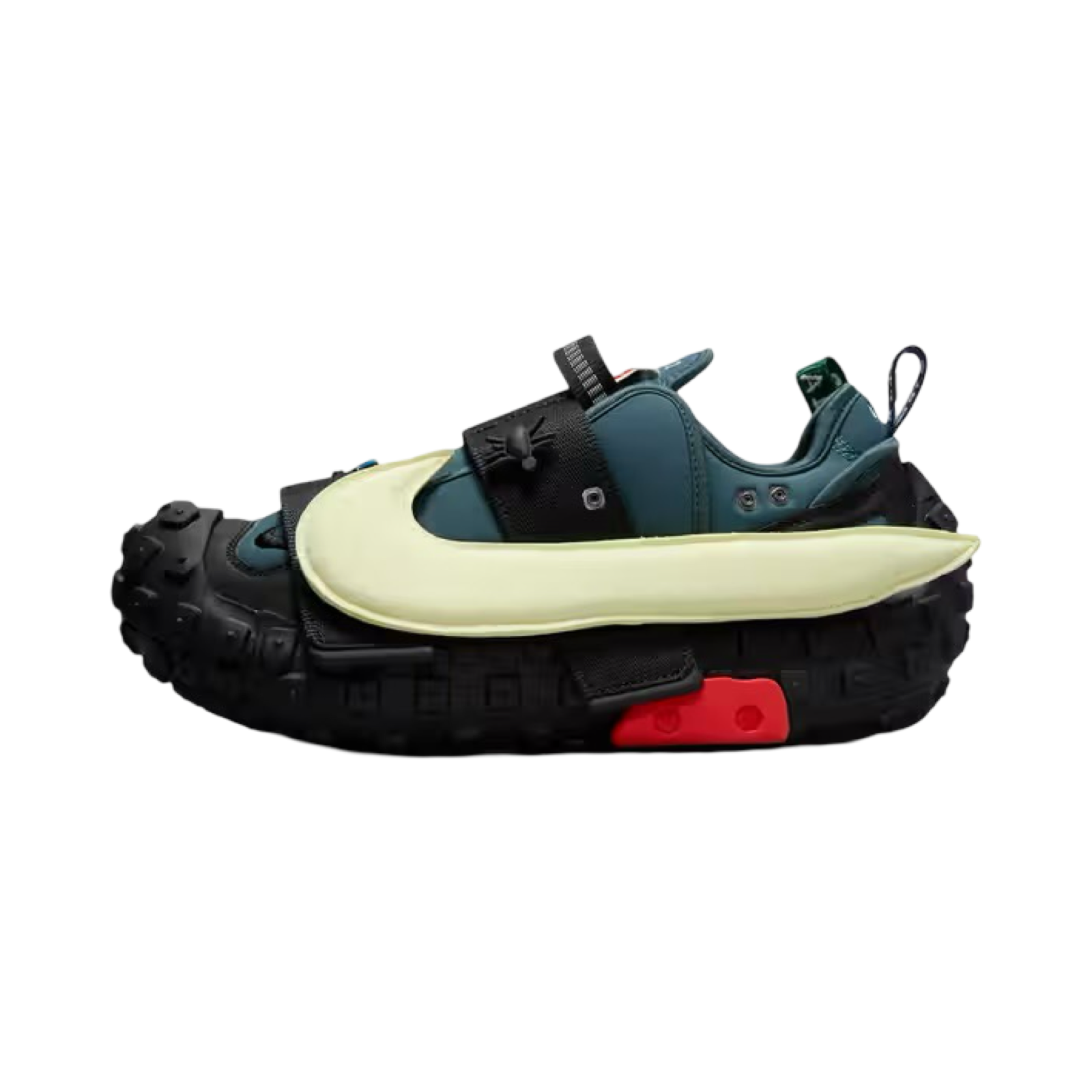 Nike CPFM Air Flea 2 Sneakers in Faded Spruce - Trendy Streetwear Shoes for Men & Women | Perfect for Casual Wear, Gym & Urban Fashion