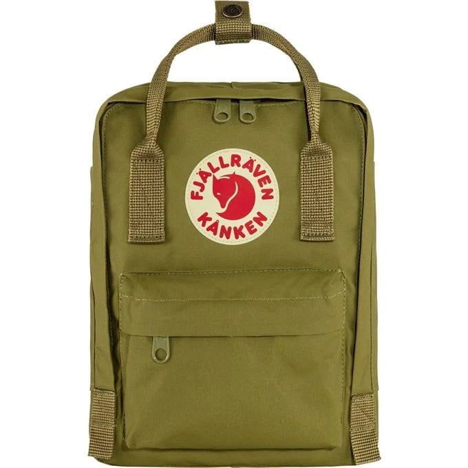 Fjallraven Kanken Mini Backpack - Lightweight Laptop Daypack for Women & Men, Water-Resistant Foliage Green - Perfect for School, Travel & Outdoor Adventures