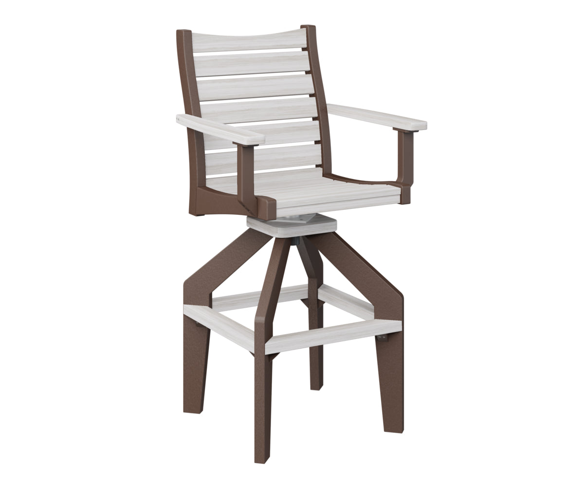 Berlin Gardens Bristol Swivel XT Chair - Heavy Duty Outdoor Patio Dining Chair with 360° Rotation, Weather-Resistant & Comfortable - Perfect for Backyard, Deck, Garden, and Poolside Relaxation
