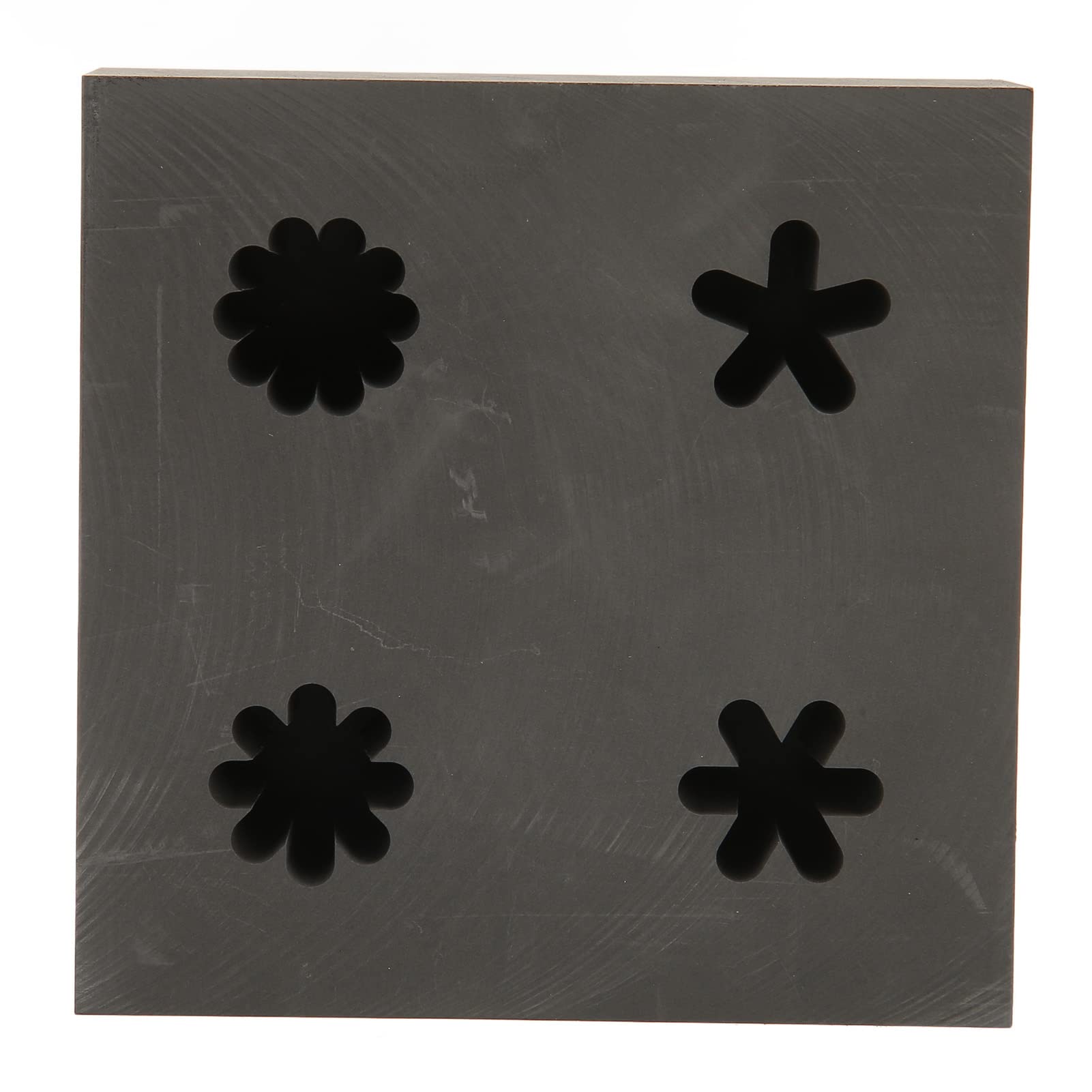 Premium Graphite Molds for DIY Crafts - 4 High-Density Flower Shaped Molds with Exquisite Workmanship & Energy Efficient Design | Perfect for Candle Making, Soap Crafting & Resin Art Projects