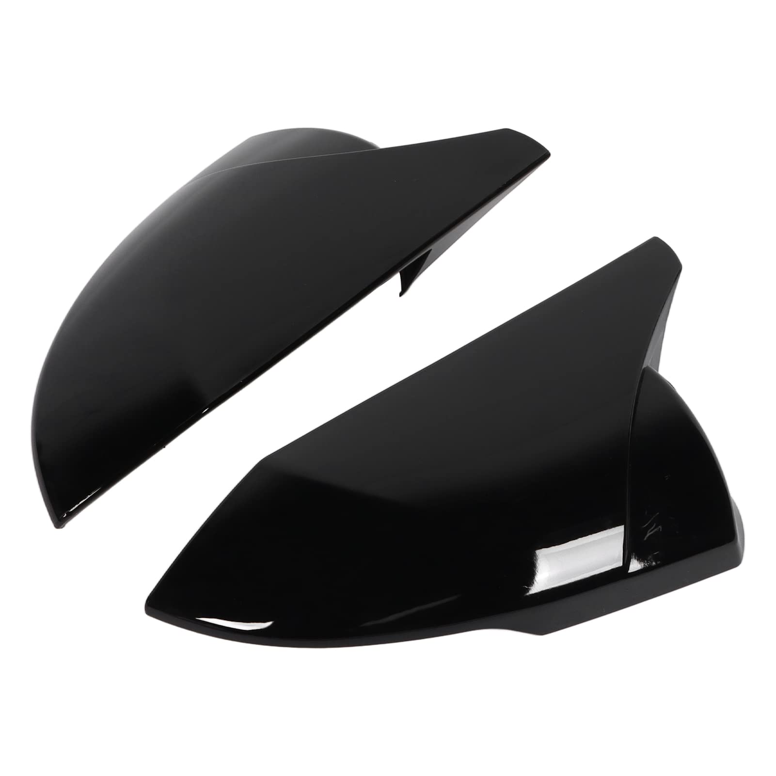 ABS Side Rearview Mirror Cover for Hyundai Elantra 2021+ - Black Colorfast Replacement Mirror Cap with Rounded Edge Design | Perfect Fit Car Accessory for Enhanced Style & Protection