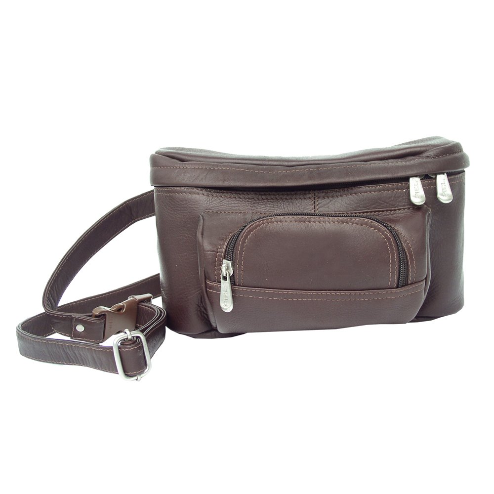 Best Waist Pack for Travel & Hiking - Chocolate Color Adjustable Carry-All Fanny Pack - Perfect for Outdoor Activities, Gym & Daily Use