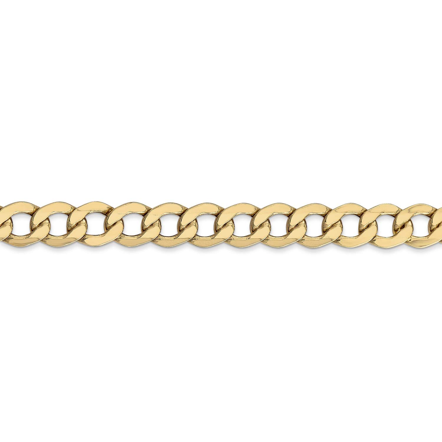 14K Yellow Gold Lightweight Curb Chain Necklace, Bracelet or Anklet - Elegant Layering Jewelry for Women, Gift for Her, Everyday Wear & Special Occasions