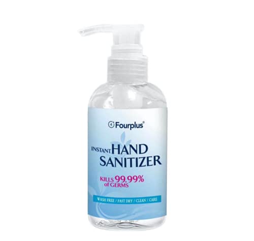 Fourplus Unscented Gel Hand Sanitizer 10.2 oz (Pack of 48) - Bulk Alcohol-Based Hand Sanitizer for Offices, Schools, Hospitals & Public Spaces | Kills 99.9% Germs