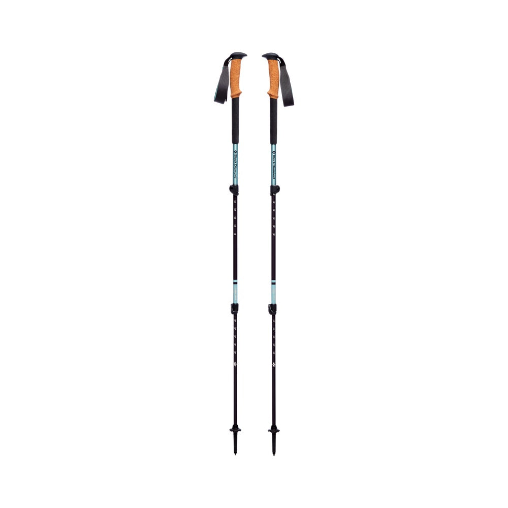 Black Diamond Trail Cork Trekking Poles for Women - Lightweight Hiking Poles with Cork Grips - Perfect for Backpacking, Trail Running & Outdoor Adventures (Pair)