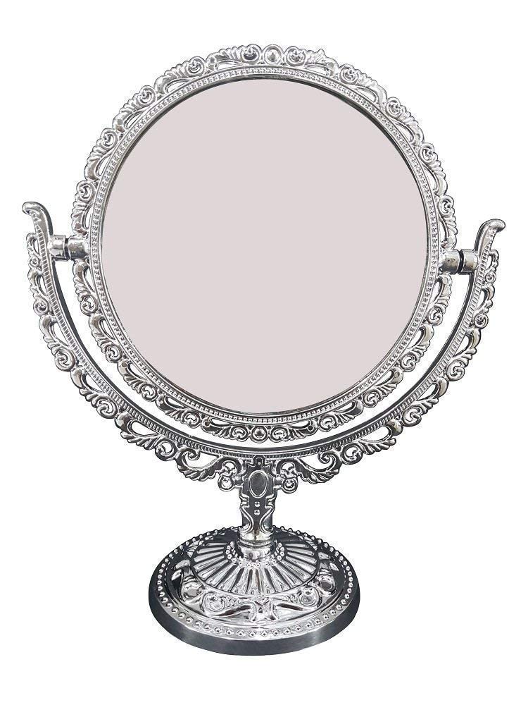 AASA Double Sided Mirror Stand - Adjustable Vanity Mirror for Home & Office, Makeup Mirror with 360° Rotation, Perfect for Dressing Table, Salon, and Bedroom Decor