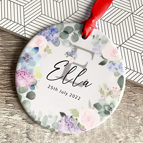 Lilac Baby Ornament