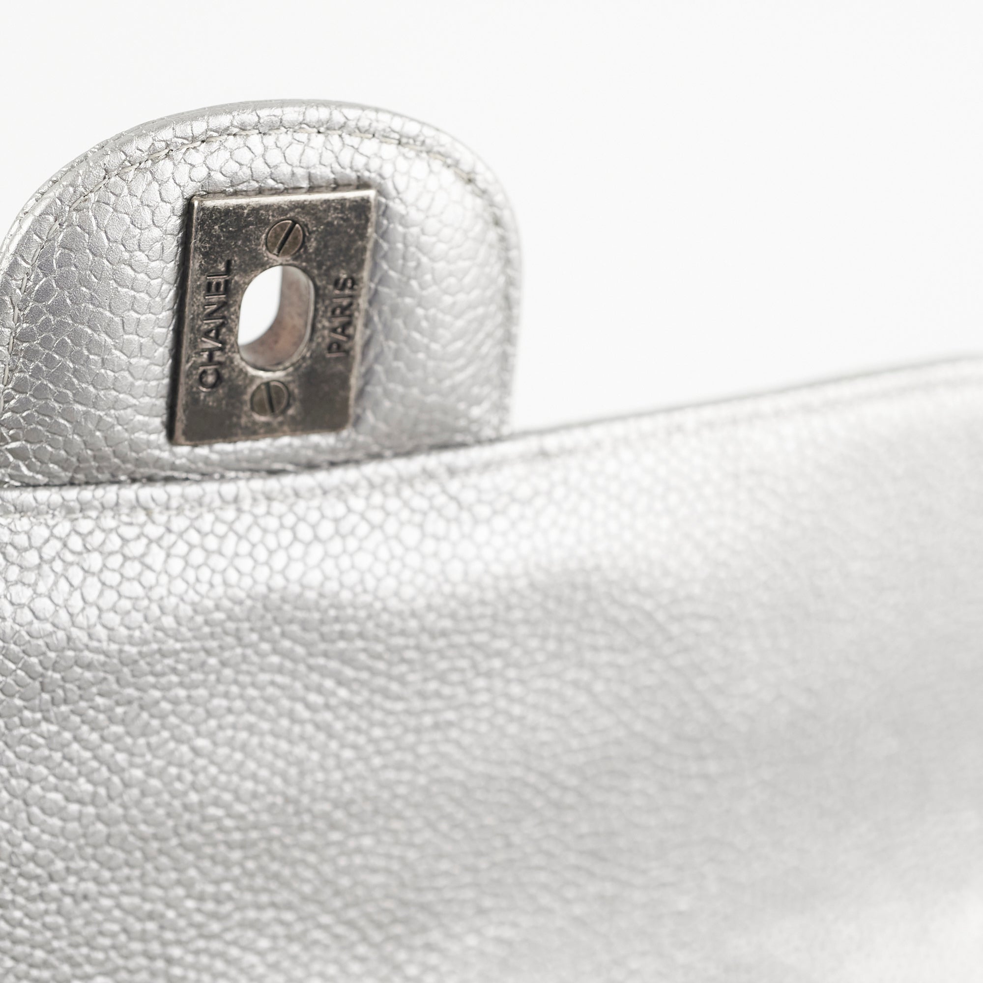 Chanel Mini Rectangular Caviar Silver Handbag - Luxury Designer Crossbody Bag for Women | Perfect for Evening Parties, Date Nights & Special Occasions