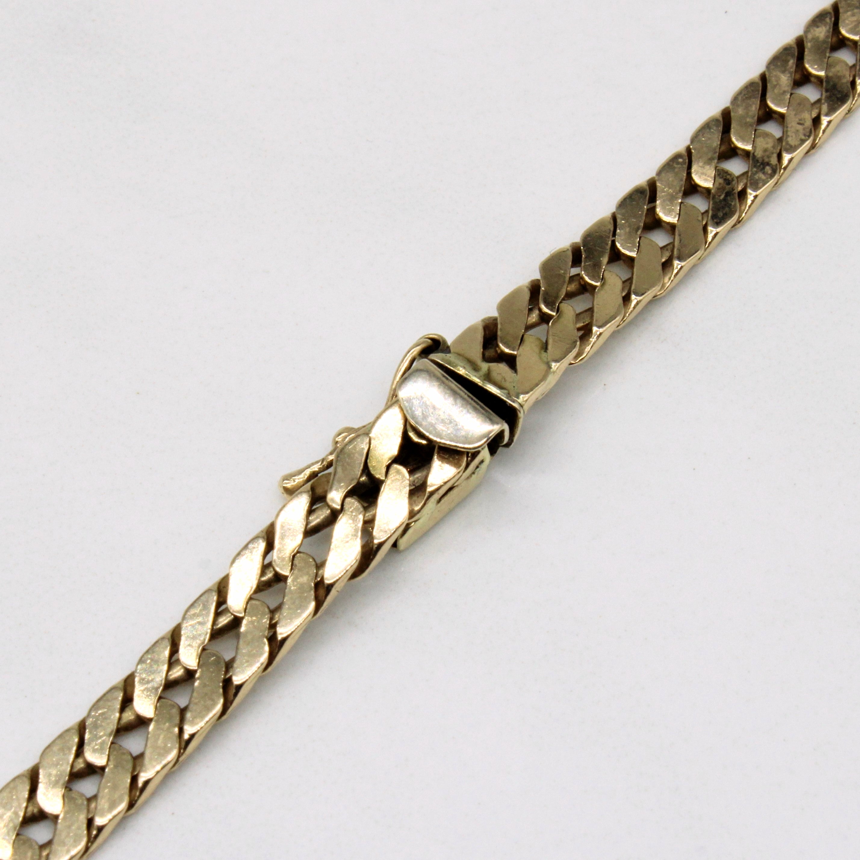 10K Yellow Gold Cuban Link Chain 21 Inches - Men's Chunky Hip Hop Necklace for Gifts & Special Occasions