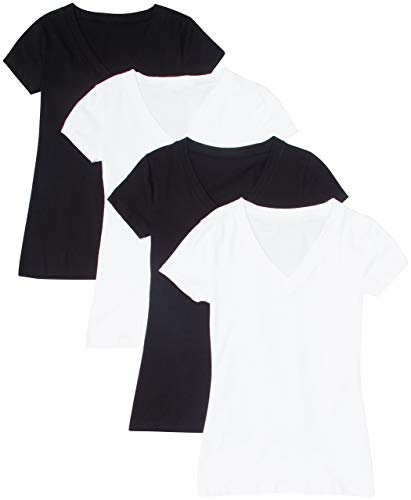 4 Pcs(black, Black, White, White)