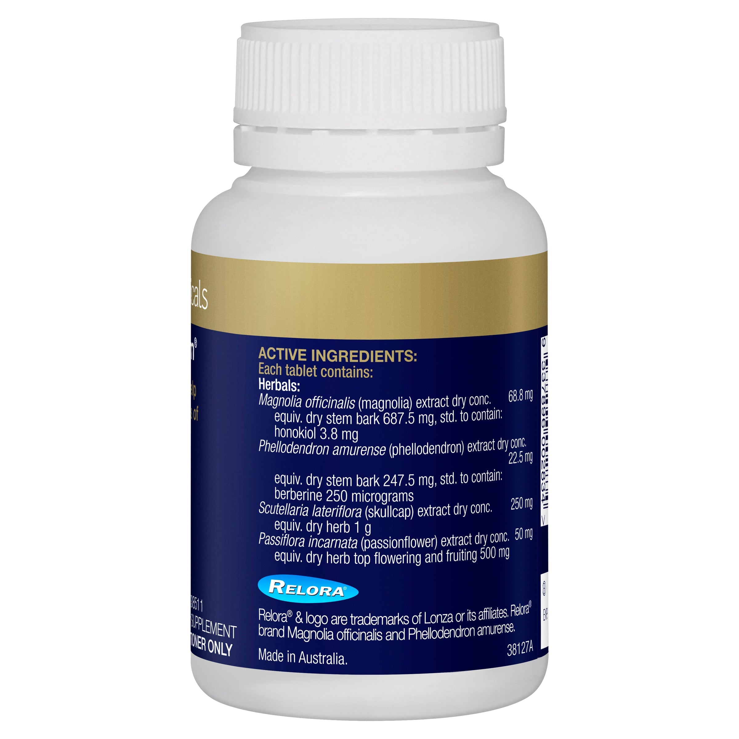 BioCeuticals RestoraCalm - Advanced Stress Relief & Gut Health Supplement for Digestive Support | Promotes Relaxation & Calmness | Ideal for Daily Stress Management & Digestive Wellness