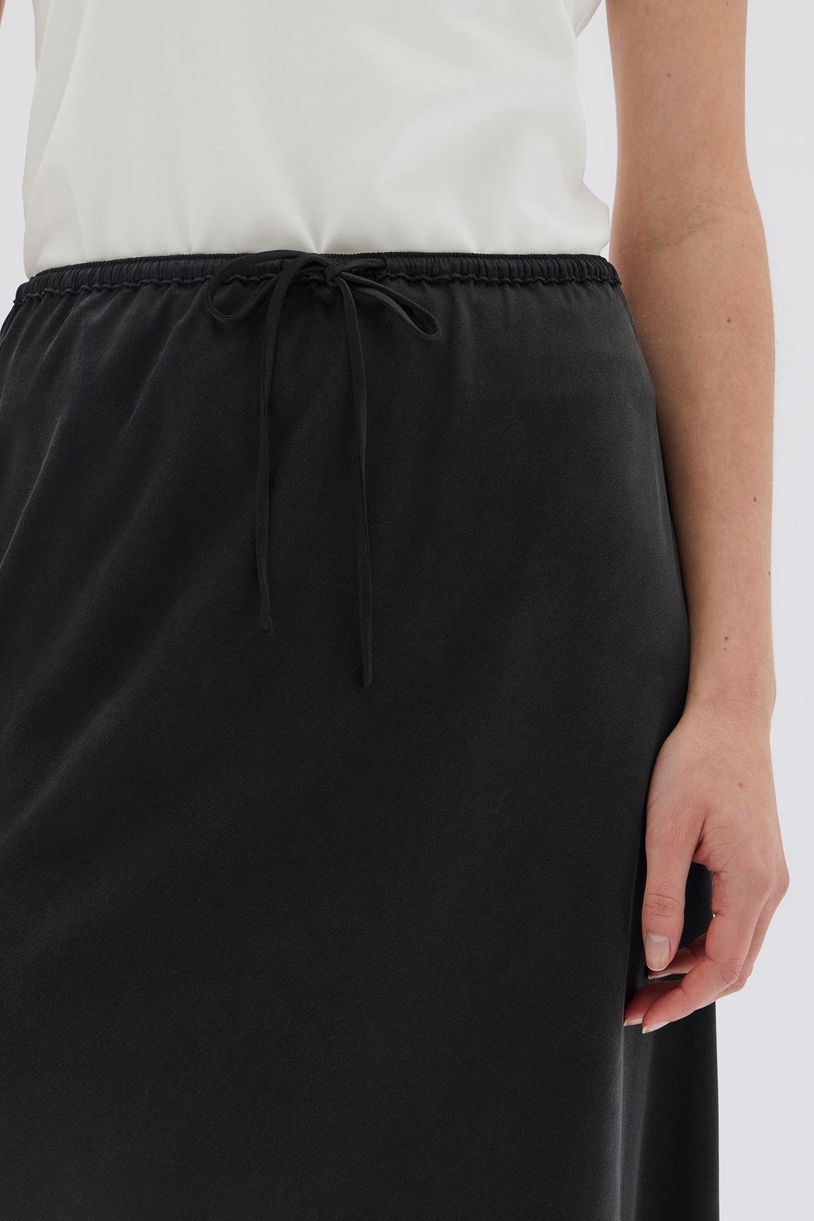 Irina Silk Bias Skirt - Elegant Women's A-Line Skirt with Flowy Silhouette | Perfect for Weddings, Parties & Special Occasions