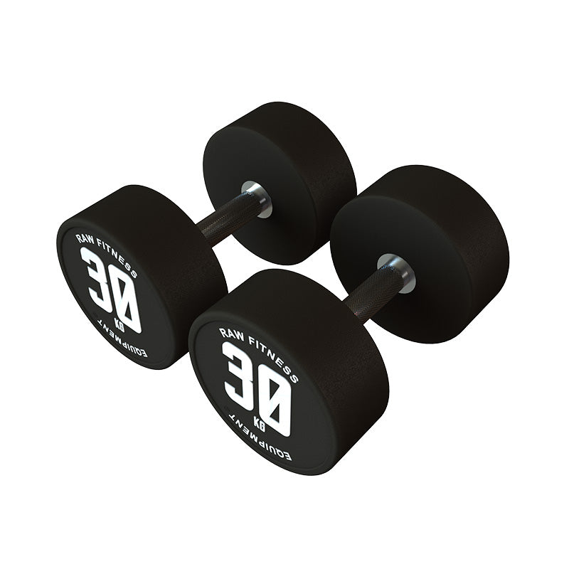 30KG Pair Adjustable Dumbbell Set for Home Gym - Heavy Duty Round CPU Dumbbells for Strength Training & Weightlifting
