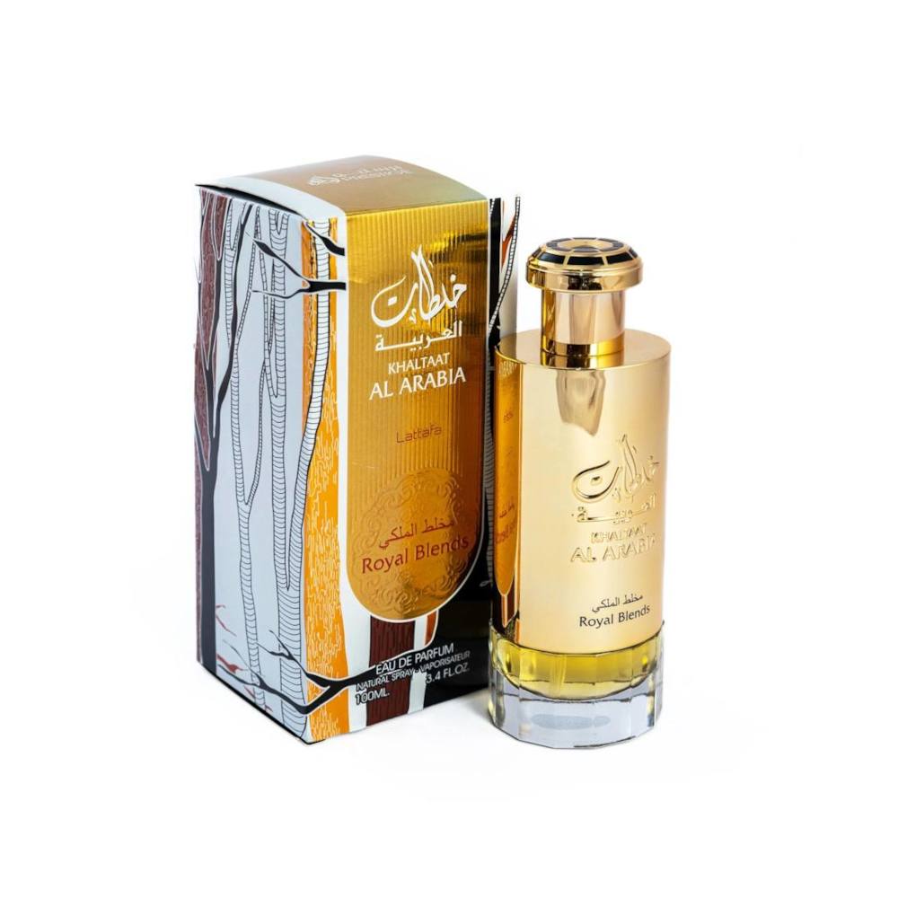 Khaltat Al Arabia Royal Blends Gold Eau de Parfum 100ml - Luxury Arabian Perfume for Women, Long-Lasting Fragrance for Special Occasions & Evening Events