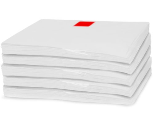 100% Recycled White Tissue Paper 15x20 Inches - 5 Packs (960 Sheets Each) | Eco-Friendly Gift Wrapping, Party Decorations & Craft Supplies for Weddings, Birthdays & Holidays
