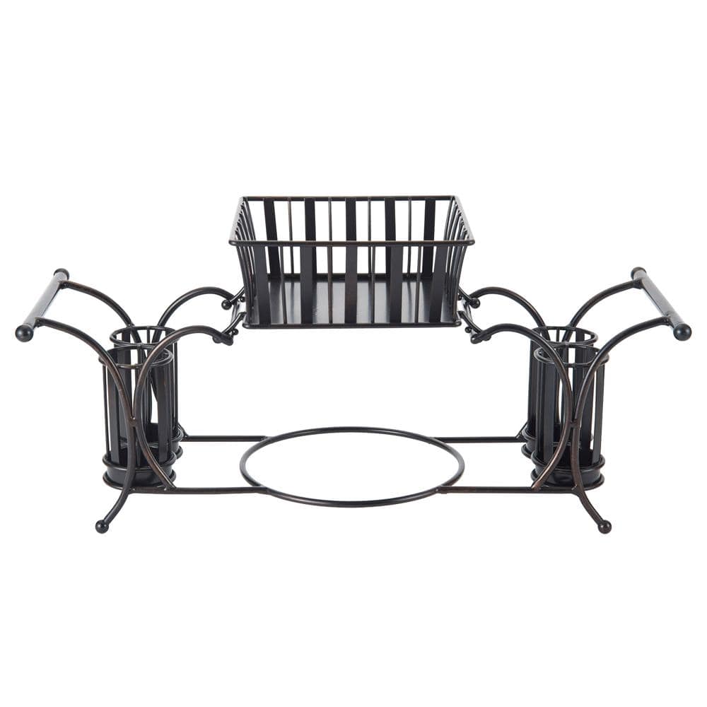 Hostess Buffet Storage Caddy - 3-Tier Rolling Serving Cart with Wheels for Kitchen, Dining Room, or Party Buffet - Perfect for Organizing Food, Drinks, and Utensils at Home Gatherings or Events