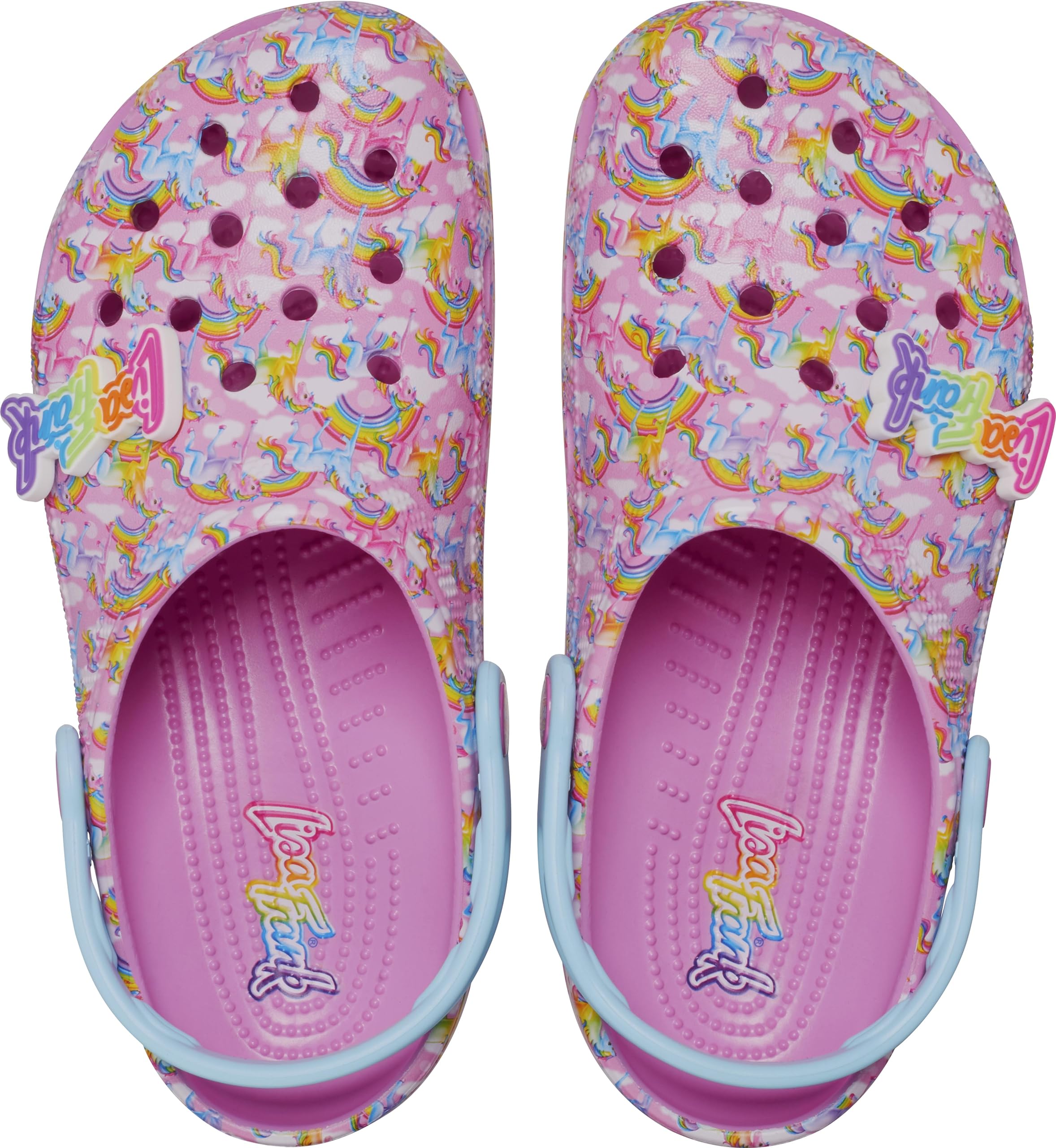 Crocs Unisex-Adult Classic Lisa Frank Clogs | Comfortable Slip-On Shoes for Men & Women | Perfect for Beach, Pool, Garden & Casual Wear