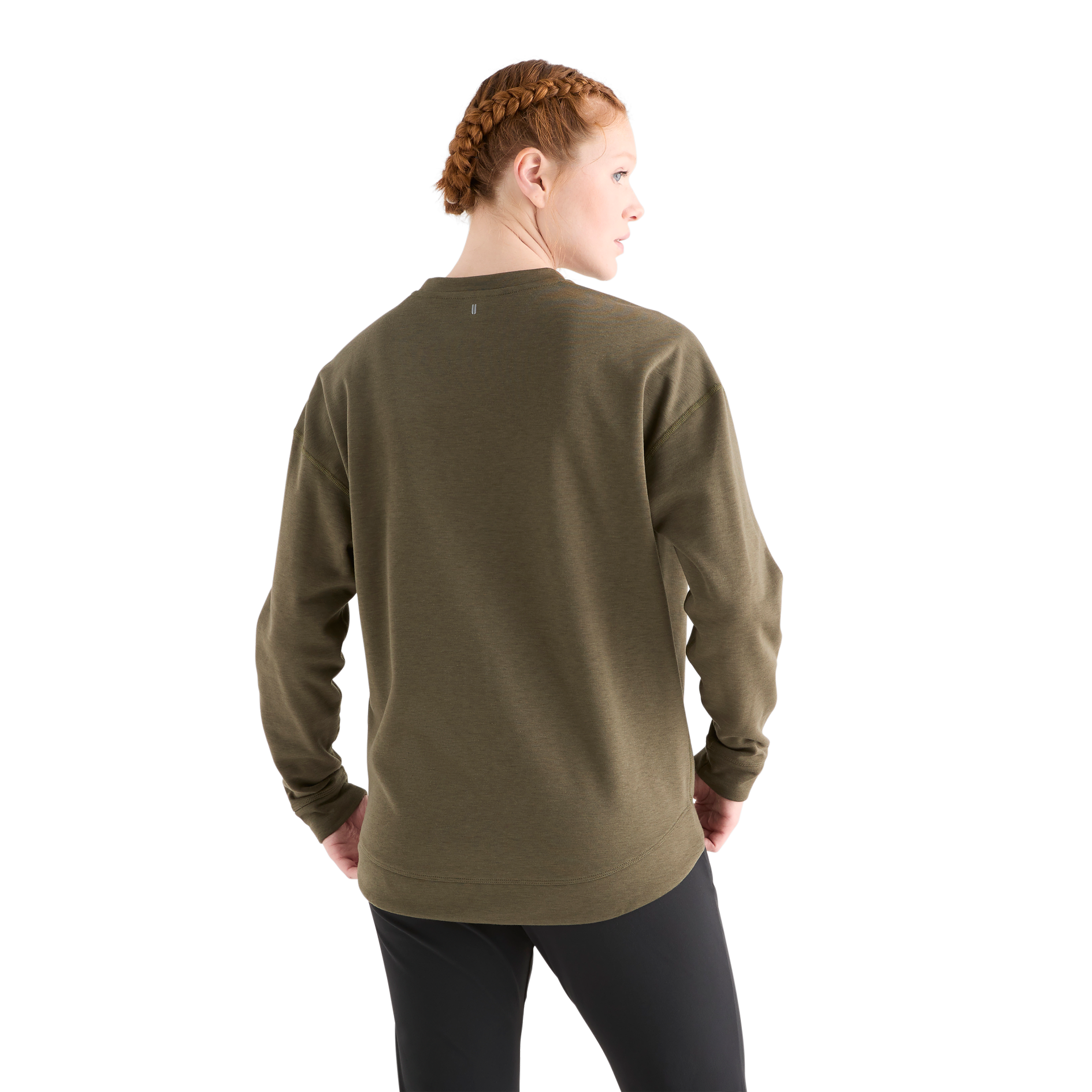 NOBULL Women's Crew Sweatshirt - Comfortable Cotton Pullover for Workouts & Casual Wear - Perfect for Gym, Running & Everyday Style