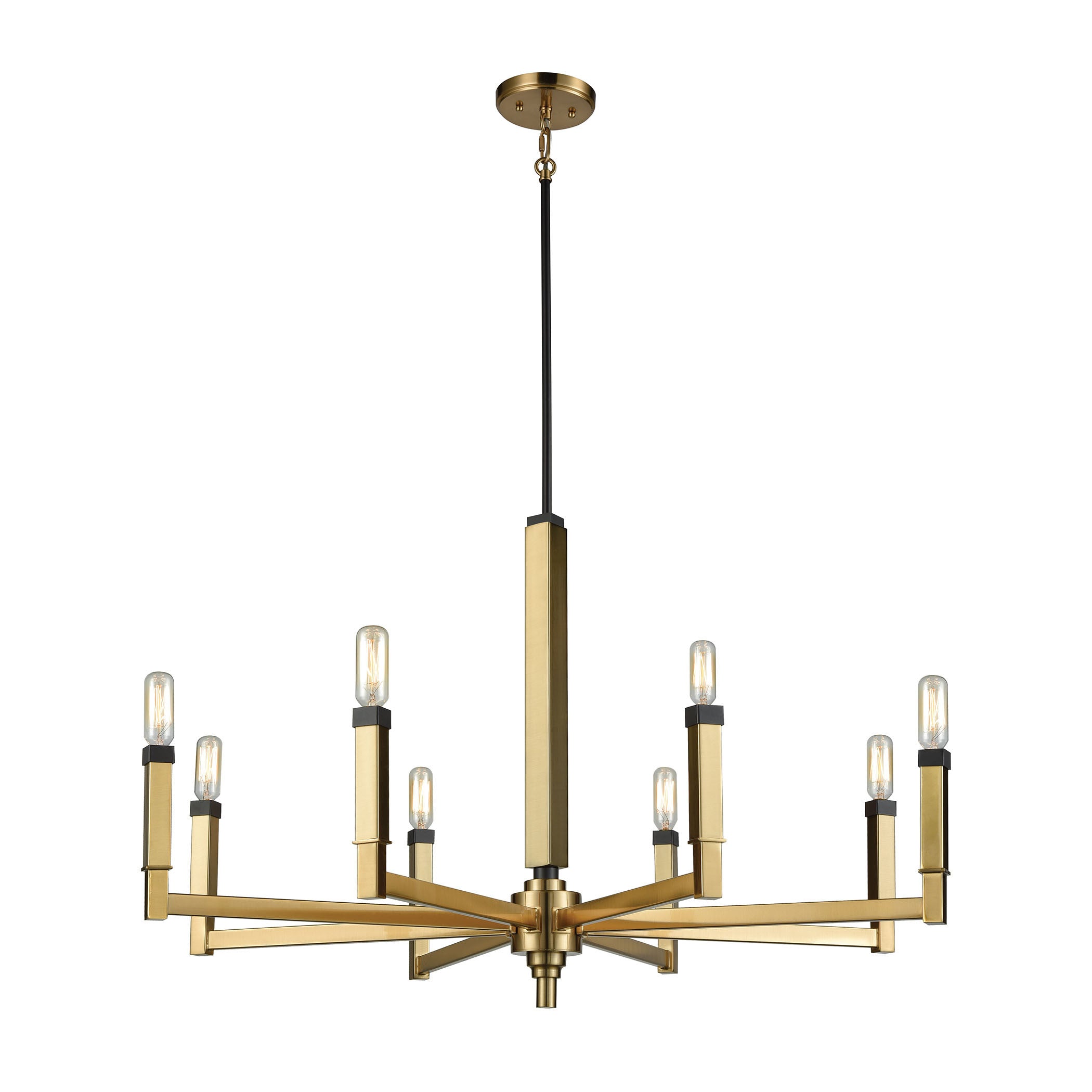 Elegant Mandeville Chandelier - Crystal Ceiling Light Fixture for Dining Room, Living Room & Bedroom | Modern Luxury Lighting for Home Decor