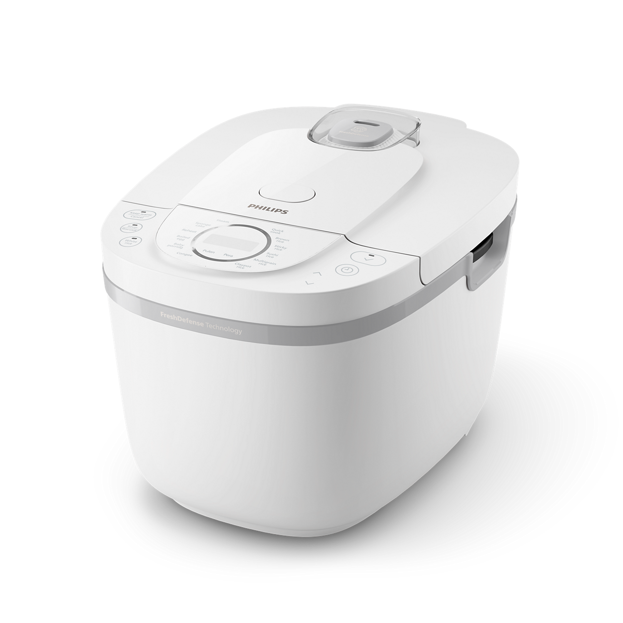 1.8L HD4717 Rice Cooker - Compact Electric Rice Steamer with Non-Stick Inner Pot, Perfect for Small Kitchens, Dorms & Travel | Fast Cooking & Easy Cleanup