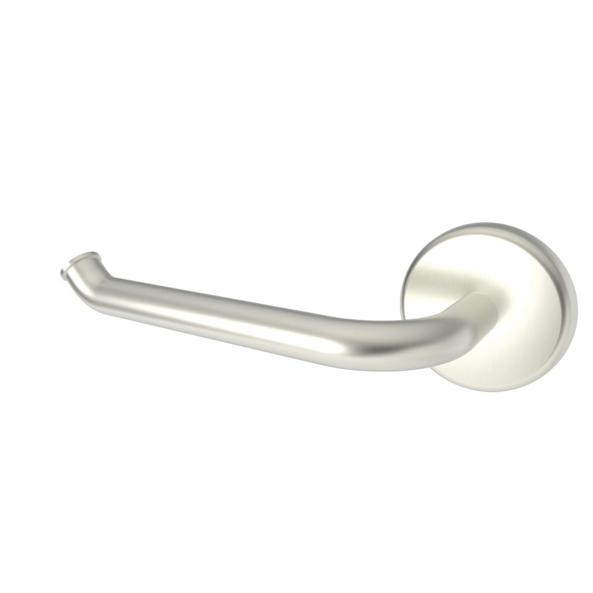 Satin Nickel Open Toilet Paper Holder - 0306/SN Bathroom Tissue Roll Dispenser for Modern Home & Commercial Restrooms