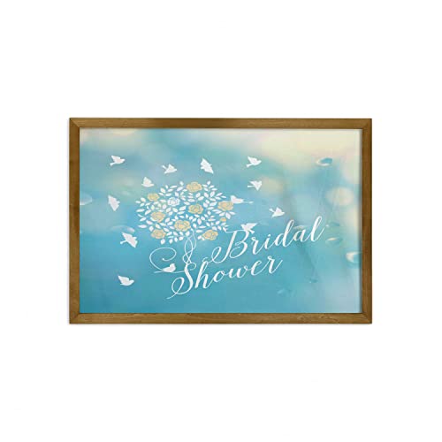 Sky Blue Cream and White