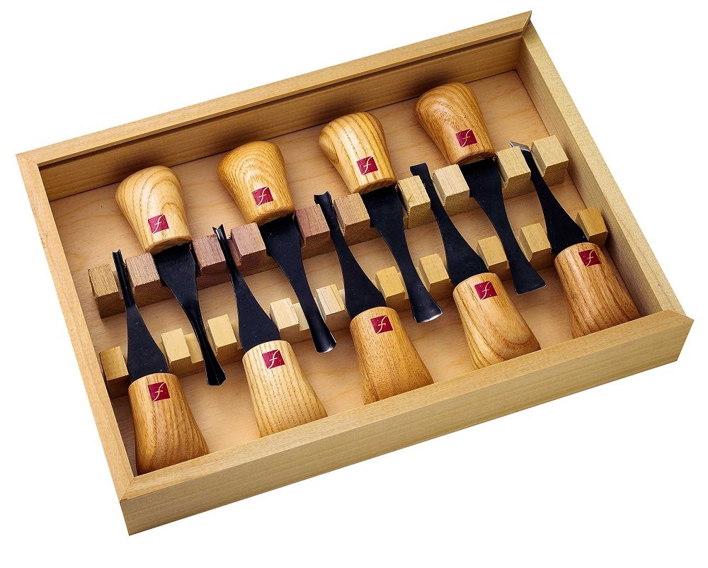FLEXCUT Premium Wood Carving Tools Set - Professional Hand Carving Knives & Chisels for Woodworking, Whittling, and DIY Crafts - Perfect for Beginners & Experts