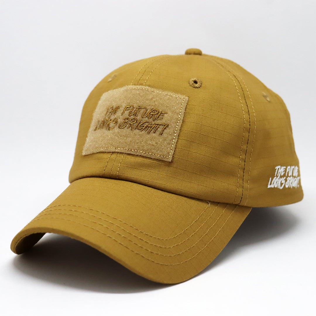 Future Looks Bright Rust Patch Snapback Hat - Vintage Distressed Baseball Cap for Men & Women - Perfect for Streetwear, Casual Outfits & Hipster Fashion