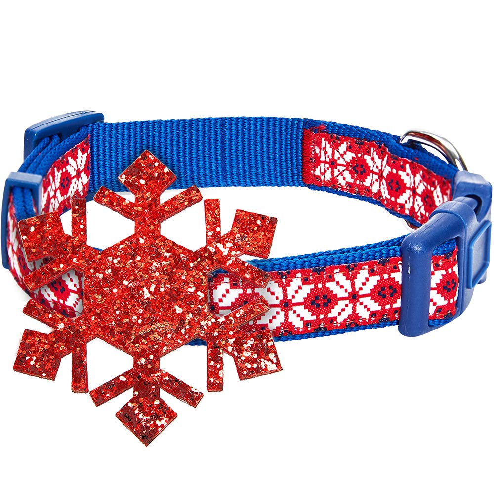 Blueberry Pet Dog Collar - Christmas Dog Collar for Large Dogs 18-26