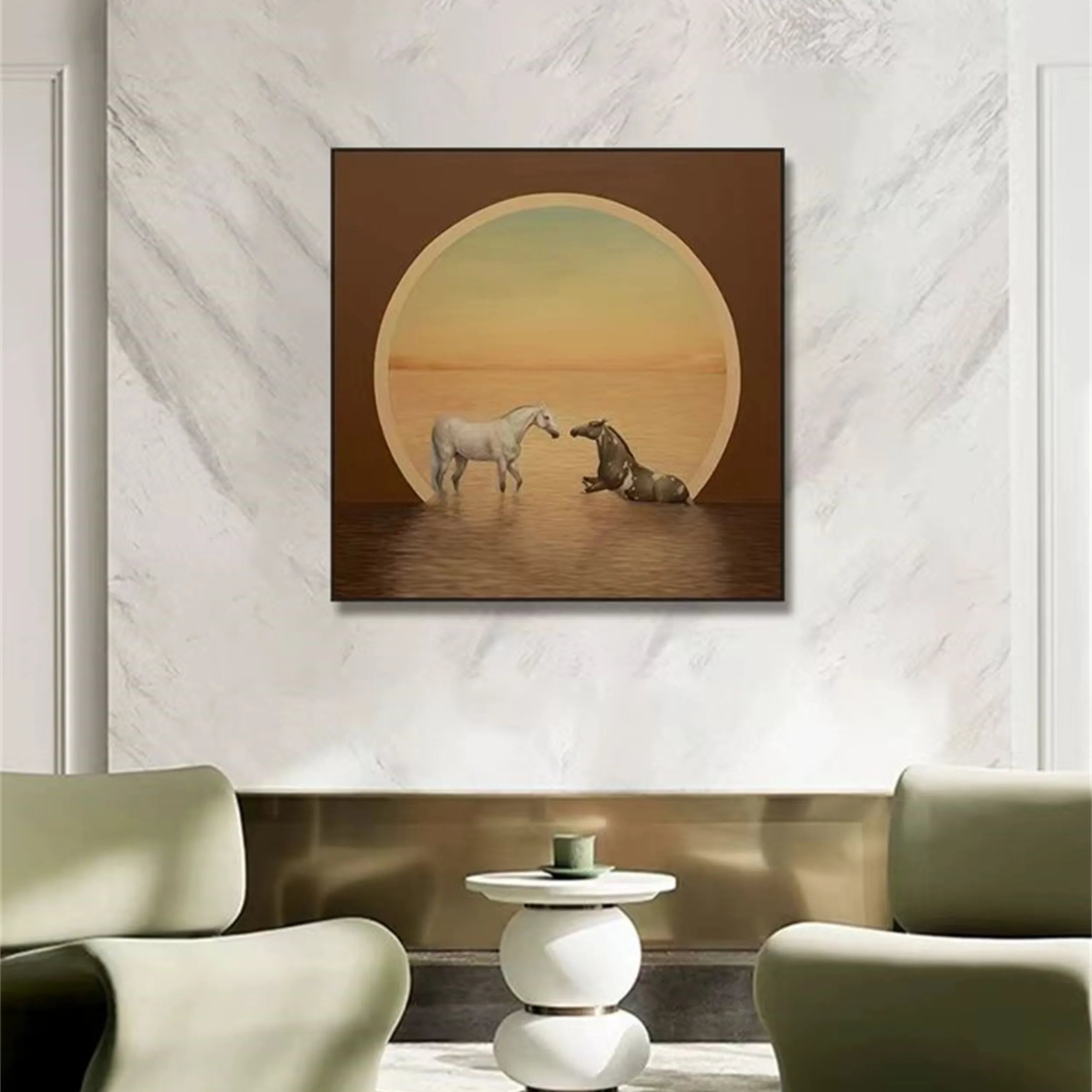 Animal Art Painting #AP023 - Handmade Wildlife Canvas Art for Home & Office Decor | Perfect for Living Room, Bedroom, or Gift