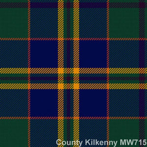 8 Yard Machine Sewn Kilt - Authentic Irish County Tartans for Men | Traditional Scottish Highland Dress for Weddings, Festivals & Celtic Events