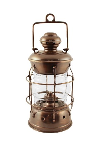 Vintage Nautical Oil Lamp - 13.5