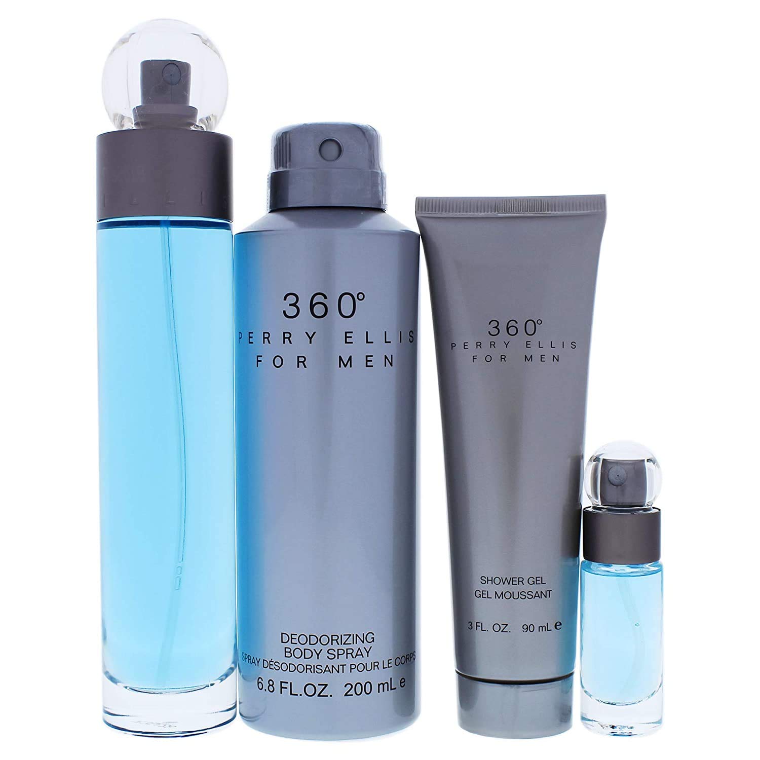PERRY ELLIS 360 Men's Cologne Gift Set - 4 Piece Fragrance Collection for Men | Perfect for Holidays, Birthdays & Special Occasions