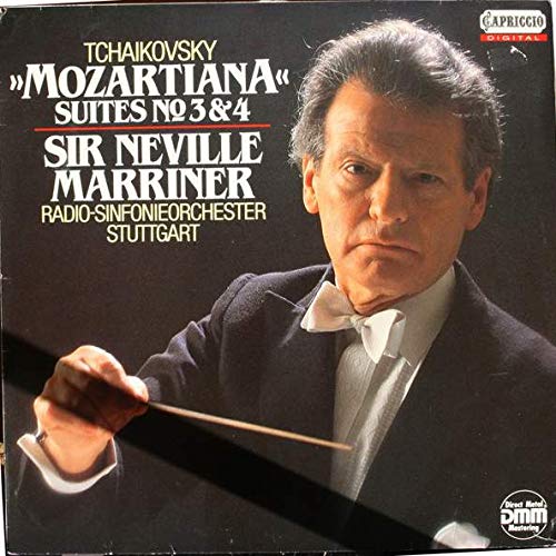 Tchaikovsky & Mozartiana Suites No. 3 & 4 by Sir Neville Marriner - Stuttgart Radio Symphony Orchestra - Classical Music CD - Perfect for Relaxation & Dinner Parties