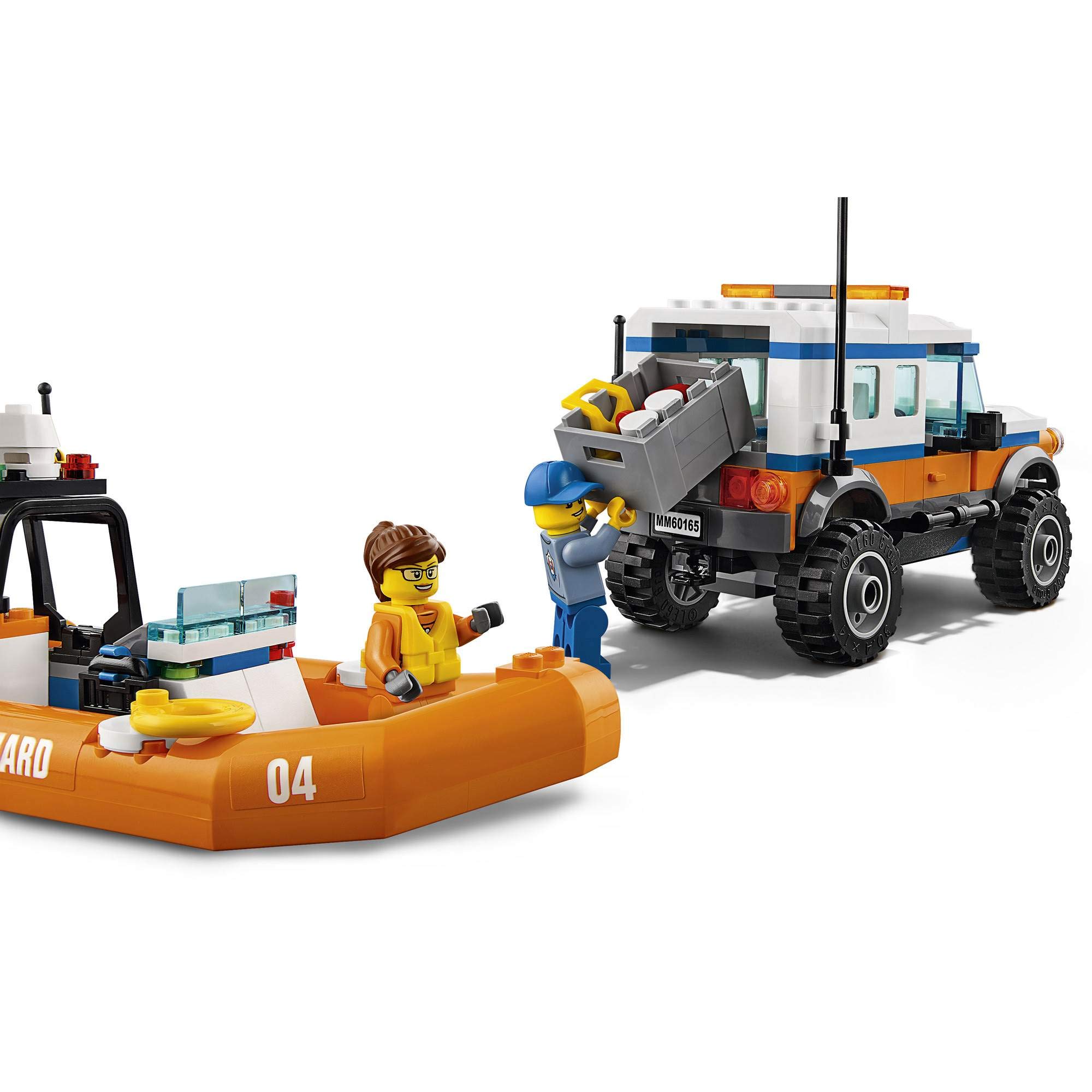 LEGO City Coast Guard 4x4 Response Unit 60165 Building Kit (347 Pieces) - Emergency Rescue Toy Set for Kids Ages 6-12 | Perfect for Creative Play & Gift Giving