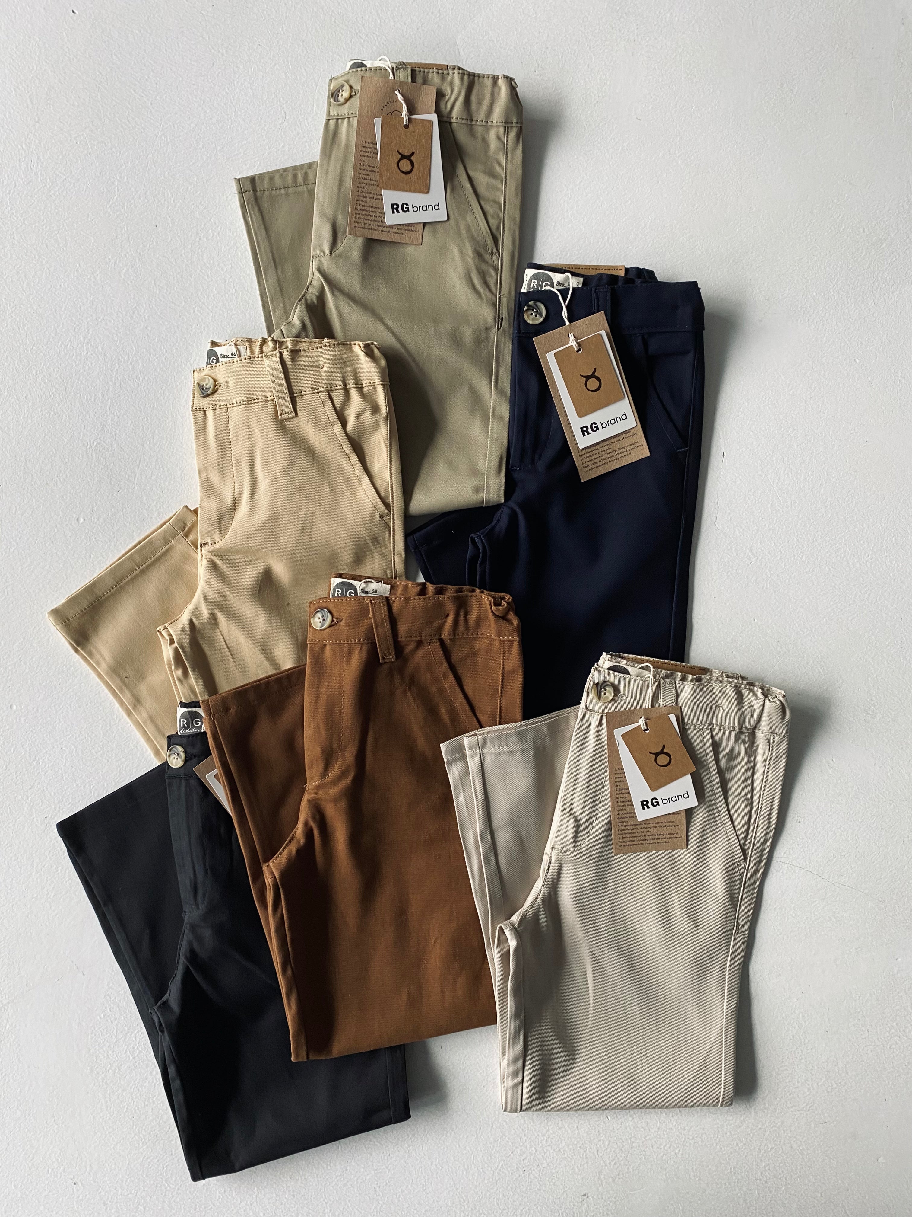 Kids Gabardine Pants - Durable & Comfortable Trousers for Boys & Girls - Perfect for School, Play & Outdoor Activities