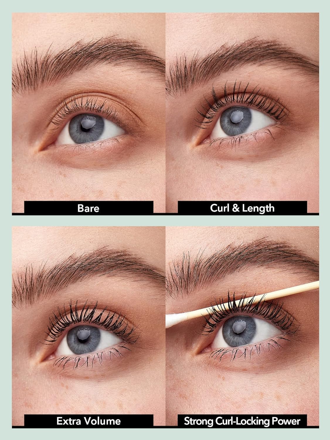 SHEGLAM 2-in-1 Black Waterproof Mascara for Volume & Length - Long Lasting Tubing Mascara with Dual-Ended Wand - Perfect for Everyday Wear, Date Night & Special Occasions (PALE)