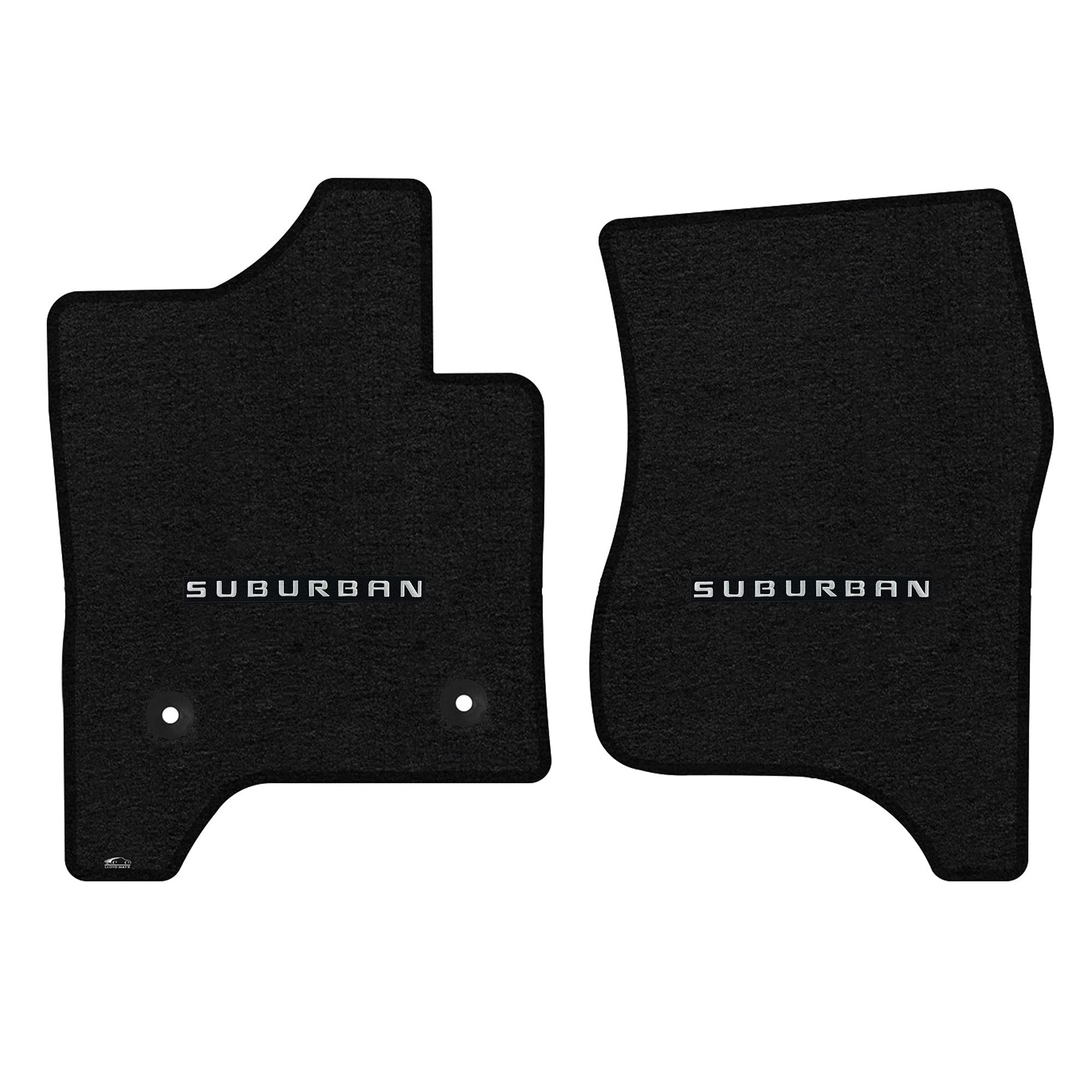 Premium Custom-Fit Carpeted Floor Mats for Chevy Suburban 2015-2020 - Luxury Car Floor Liners (2-Piece Front Set, Charcoal) - Perfect for All-Weather Protection & Interior Style Enhancement