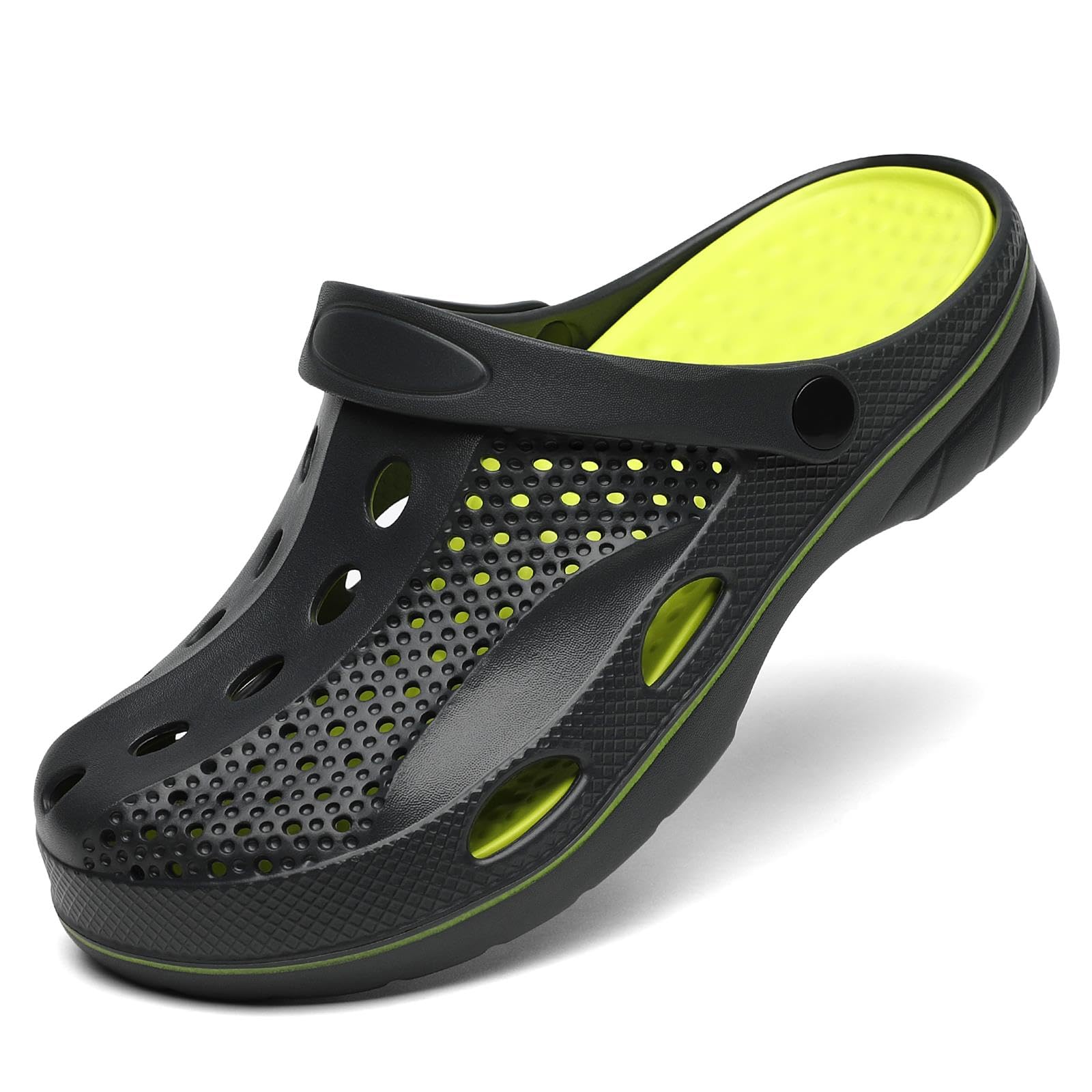 **SOSOWHLTE Arch Support Clogs for Men & Women – Slip-On Garden Shoes with Removable Cushion Insole – Comfortable Outdoor Beach Slippers for Walking, Gardening & Relaxation**