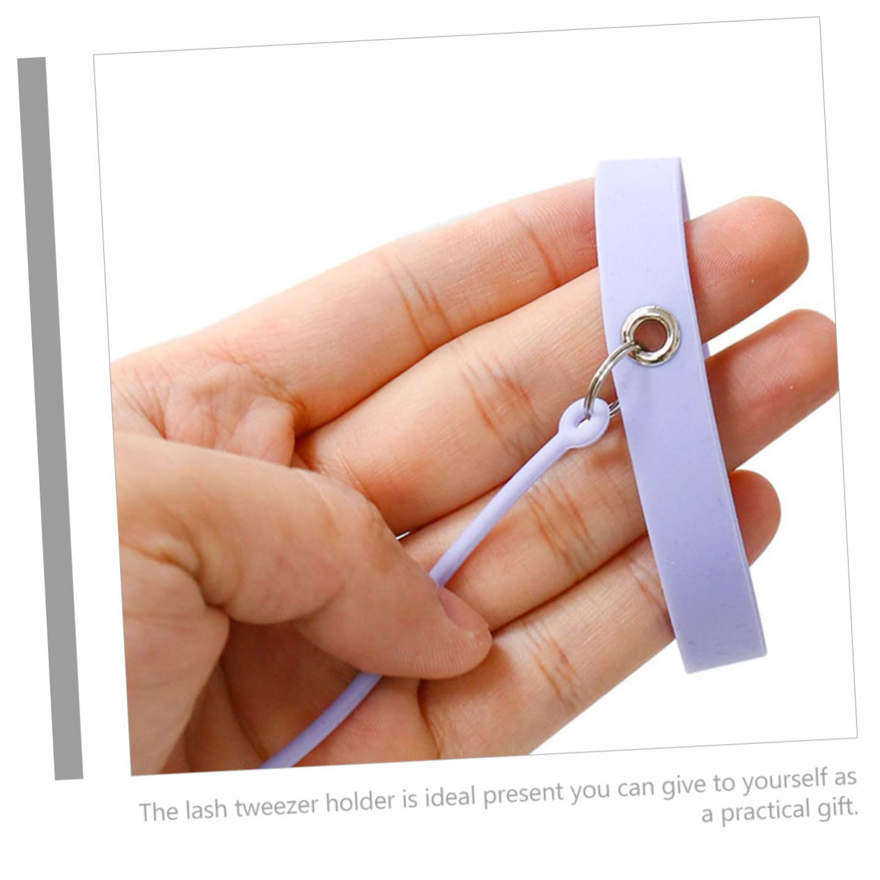 Professional Silicone Eyelash Extension Tool Holder - MERRYHAPY Lash Tweezers Wristband for Women | Perfect for Lash Artists & DIY Beauty at Home